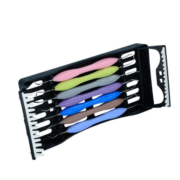 Инструмент для заполнения зубной смолы из комбинированной смолы 7 штук из нержавеющей стали