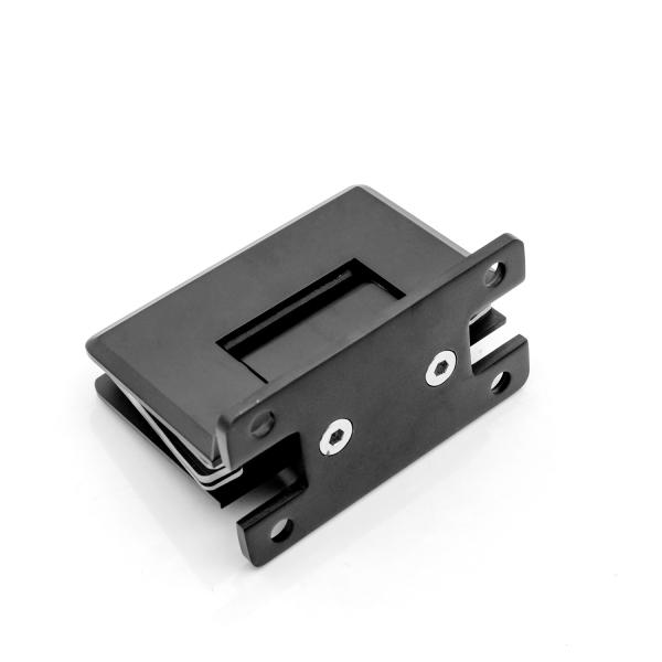 Квадратные двери для душа из нержавеющей стали с керамическим подносом и 90-градусными стеклянными дверями