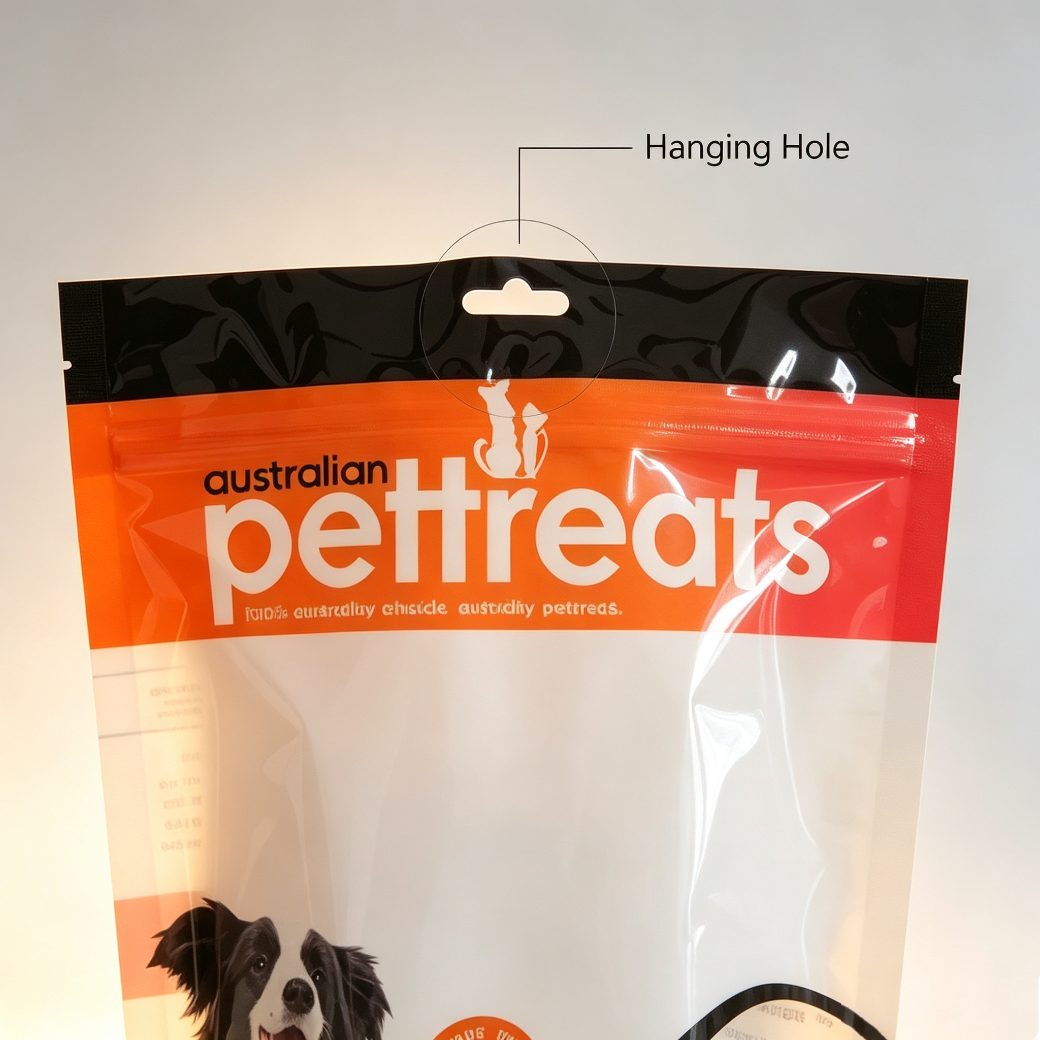 Stand-Up Doypack Pet Food Bags With Bottom Gusset | Custom Printed Self-Standing Zipper Pouches For Dog Cat Treats OEM 100g-2.5kg