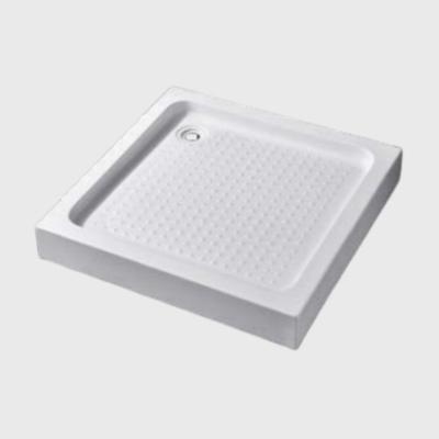 Custom Square White Acrylic 1200 X 700 Shower Tray Pans Anti Slip Cracking