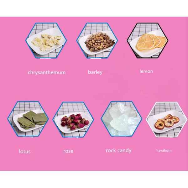 Rose Honeysuckle And Chrysanthemum Herbal Liver Detox Tea Clearing Internal Heat And Relief Eyes Fatigue