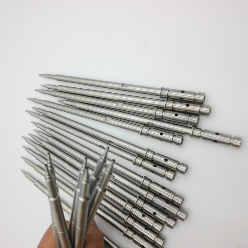 316L Stainless Steel CNC Parts Blowing Medical Needle Fine Long Shaft Milling