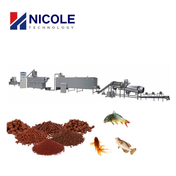 Chaîne de production d'aliments pour poissons de la farine de soja 1200kg/H pour l'aquaculture
