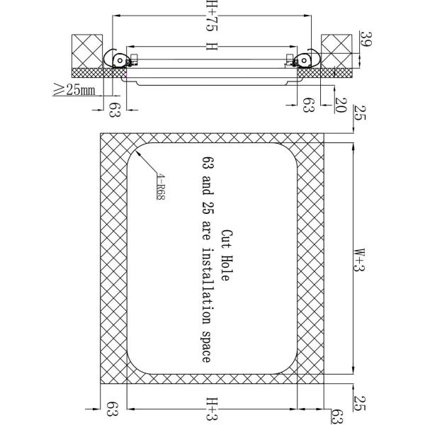                    Self-Propelled/Trailer Rvs Eurovision Double Glazed Sliding Window for RV Truck Camper Motorhomes DIY             