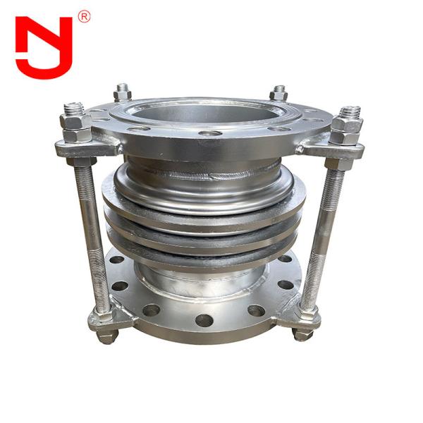 Flexível de aço inoxidável comum flangeado dos foles da expansão do metal
