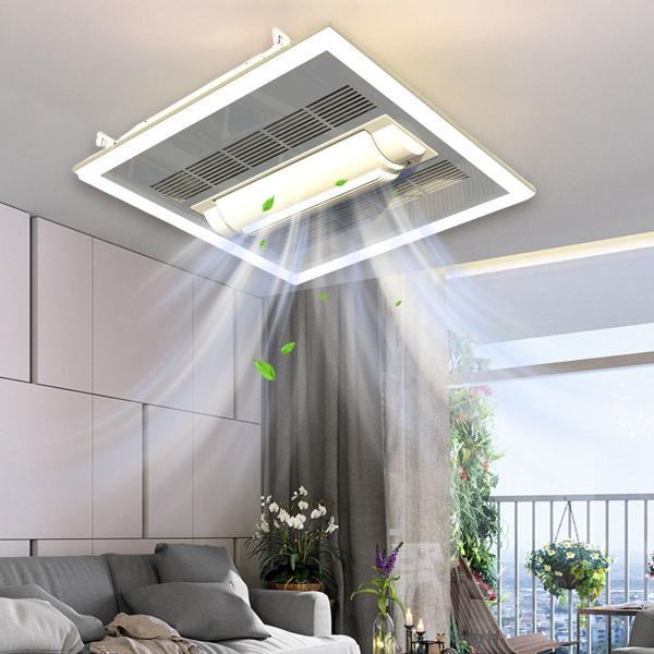 Ventilateurs de plafond de luxe modernes, ventilateurs de plafond LED intelligents avec télécommande