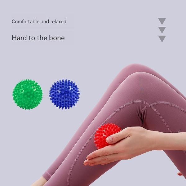 Hard & Soft Combo Spiky Foot Massage Ball For Plantar Fasciitis Exerciser