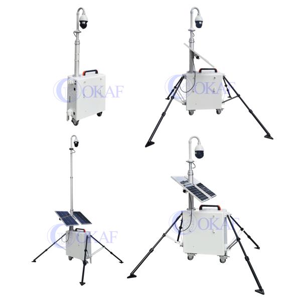 400Ah Sentry трейлера 1920*1080P наблюдения безопасностью камеры CCTV PTZ мобильный