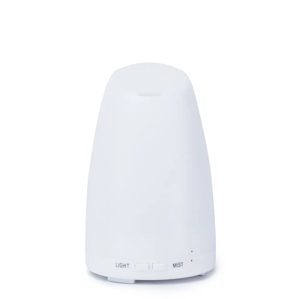 Urpower 100ml Ultrasonic Aroma Essential Oil Diffuser with 7 Color LED Lights US Plug Humidifier for Household