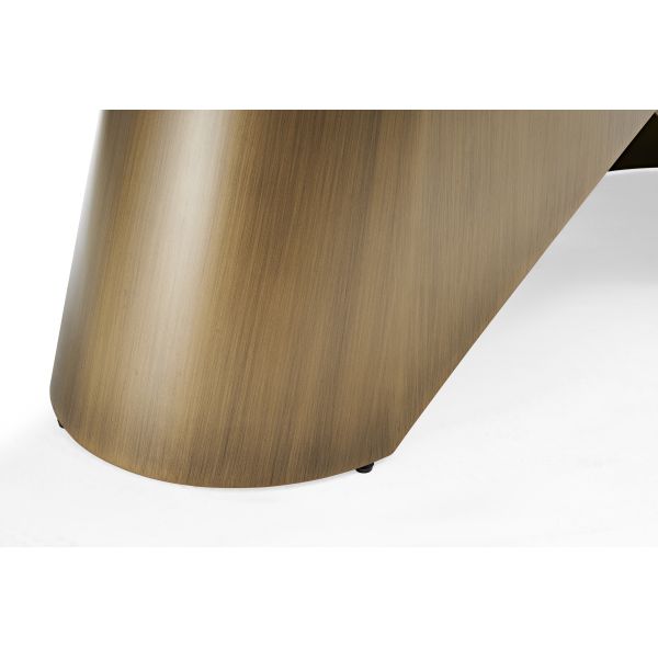 High Quality Luxury Home Dining Room Furniture Retangular Table Restaurant Marble Stainless Steel Dining Table