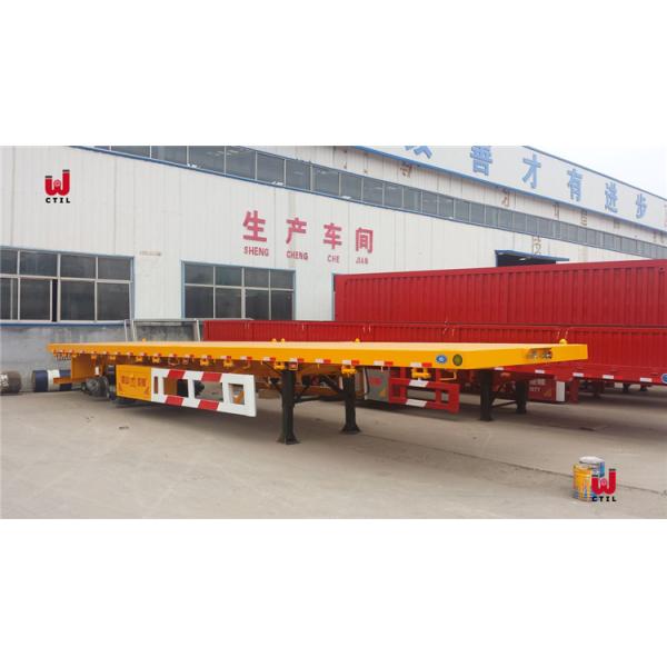 CCC Tri цапфы тележки грузовик трейлеров 60t Semi планшетный