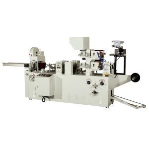 380V / 50Hz Pocket Tissue Machine 1/6 Folded Cotton Tissue Machine Labor Saving