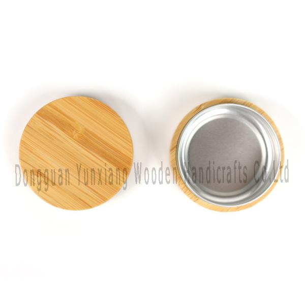 Bamboo Eco-Friendly Wooden Lid for Glass Cream Jar Face Cream, Moisturizer, Lotion