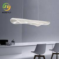 Diseño creativo Art Hotel Office de la palabra del poste de la lámpara larga minimalista moderna de la tira LED