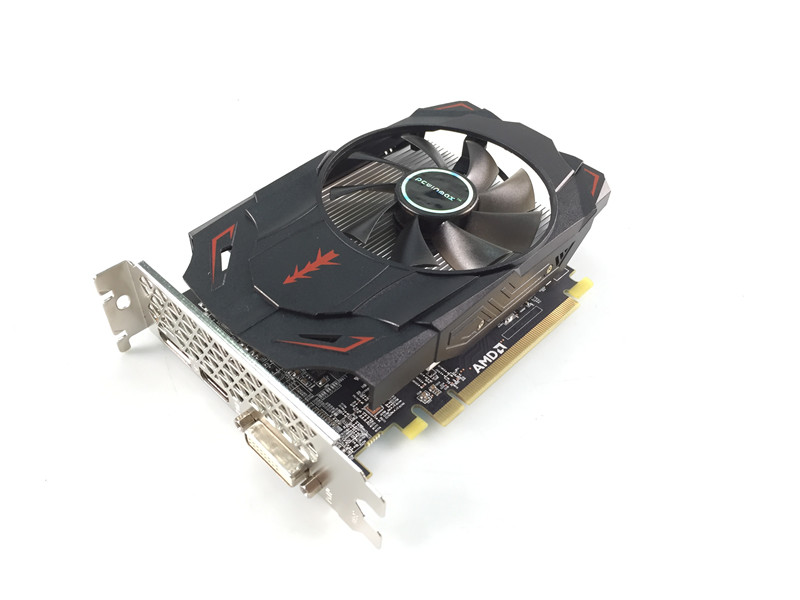 Оптовая Графическая карта RX 550 RX550 4G 128Bit GDDR5 мини-вентилятор