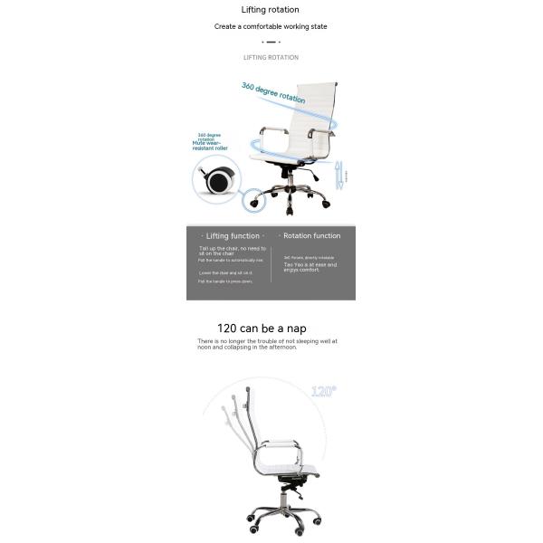 Estudiante Dormitorio Respaldo Elevador Arco malla silla giratoria PU 3 años después de las ventas Ciclo