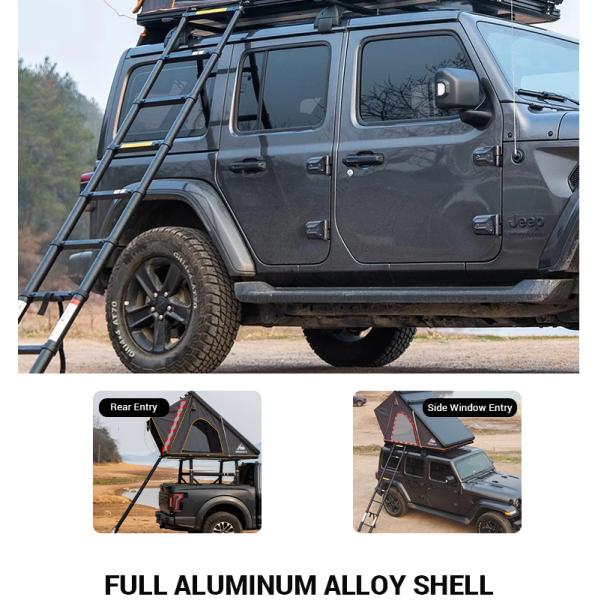 Hard Shell Roof Top Tent 3000mm Waterproof for 2 Adults