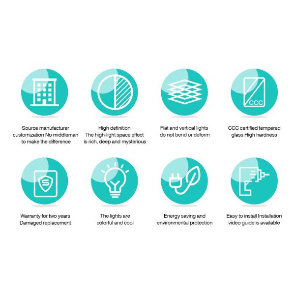 Настраиваемые цвета светодиодного зеркального дисплея для винного шкафа в современном стиле