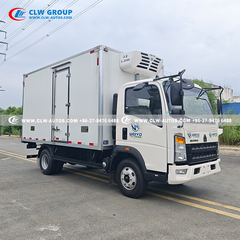 HOWO 4.2m Refrigerated Truck for Cold Chain Delivery