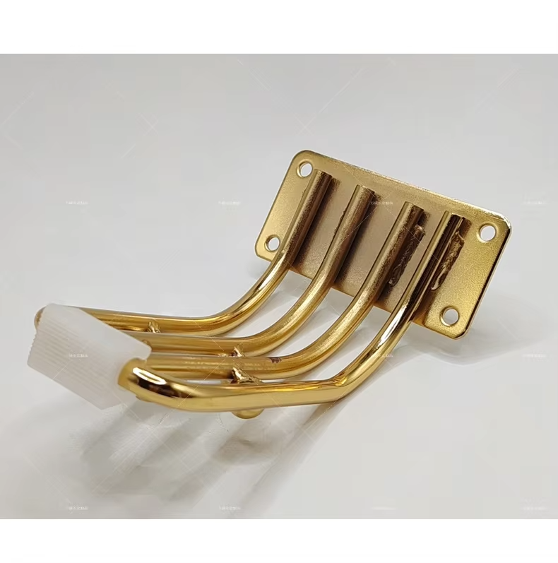 Hot Selling Gold Metal Sofa Legs Iron Furniture Chair Legs with Decorative Features for Kitchen Use Accessories for Table