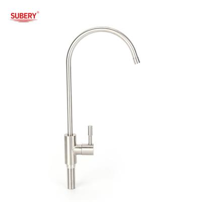 Functional Bathroom Mixer Basin Tap Chrome Brass Long Handle Zinc Material