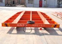 Chariot plat motorisé à rail industriel électrique pour la pièce de peinture
