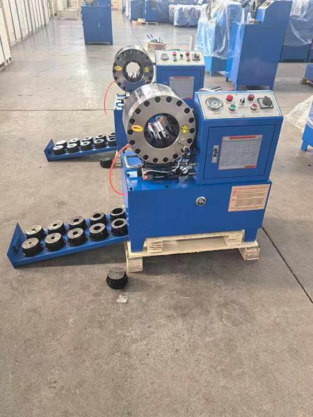 Digital Control 2 Inch 10 Dies Hot Selling DX68 Hose Crimping Machine / Hydraulic Rubber Hose Crimper