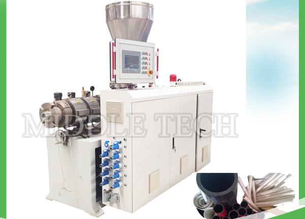 Low Noise Twin Screw Extruder Machine Energy Saving With Copper Wing Heater