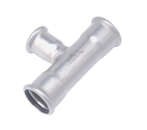 Welded Stainless Steel Inox Press Fittings Aging Resistant O Ring Gaskets