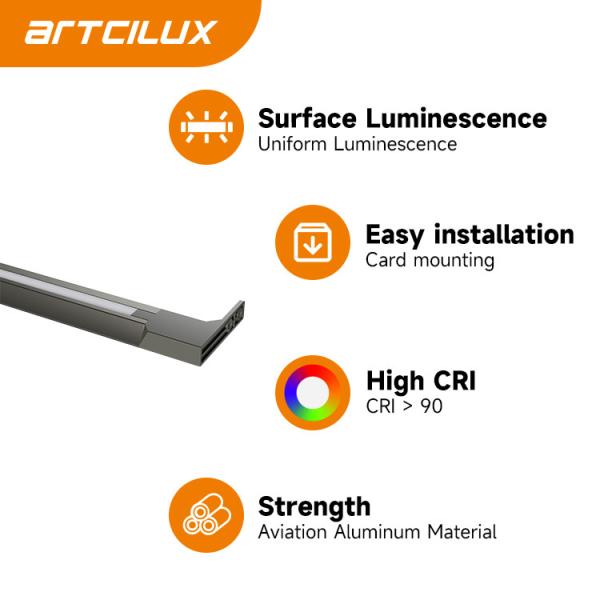 Éclairage à bande d'armoires flexibles pour intérieur 35*17*1000 mm pour l'éclairage domestique