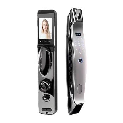 3D Face Recognition Digital Door Lock Password Impressão digital Senha sem chave Wifi Smart Camera Fechadura de porta para Villa Apartment