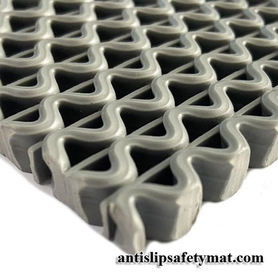 Tapete antiderrapante de PVC de vinil de 11 mm malha de solução de segurança