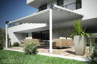 Temps escamotable de pergola de tente de parasol de voile de PVC résistant