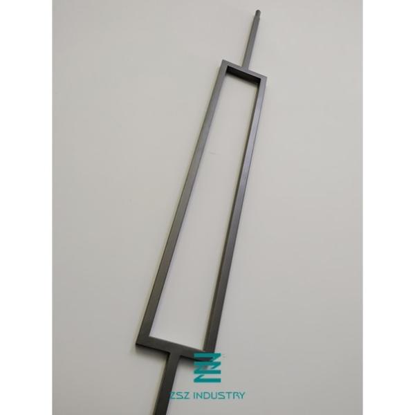 BSCI  Powder Coating Iron Hollow  2x2 Decorative Metal Fence Posts
