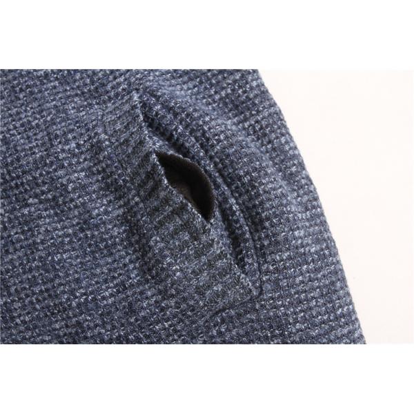 Stockpapa Male Casual zip up turtleneck sweater