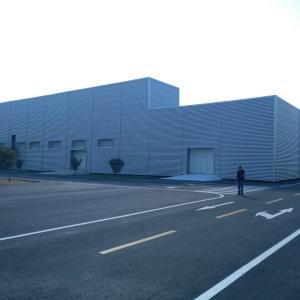 CE bâtiment d'entrepôt préfabriqué galvanisé économique soudé en acier de type H