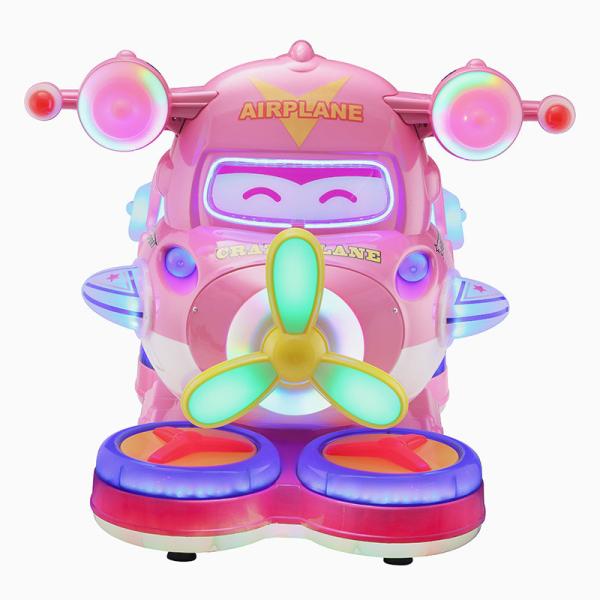 US Plug Design Crazy Plane Rocking Machine para crianças de 6 anos de idade em entretenimento interior