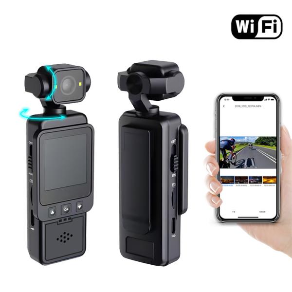 New Wifi Camera Digital Video Mini Portable Handheld Recorder 180° Rotatable Lens