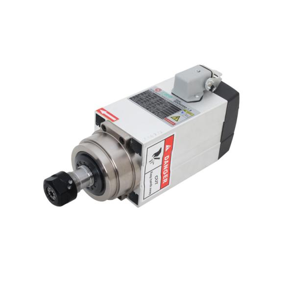 Fabricação de madeira Gravação e moagem 1.5kw Quadrado Motor de fuso arrefecido a ar 18000rpm ER20
