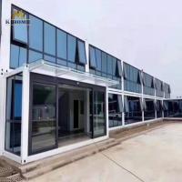 Casa portátil personalizada do recipiente do escritório do canteiro de obras