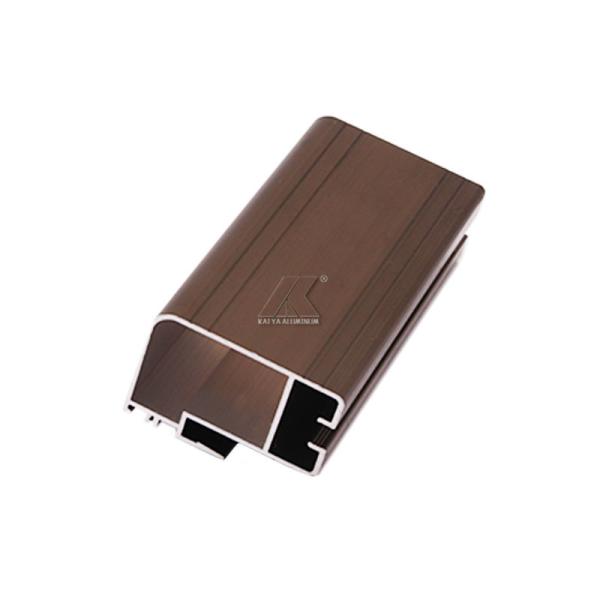 Factory Price Anodized Brown Aluminum window Frame Extrusions Sliding Window Profile