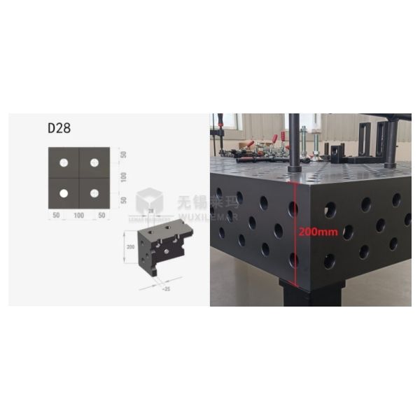 3D Welding Table – 60″ x 100″ (5’x8′) Fully Fabricated Weld Tables