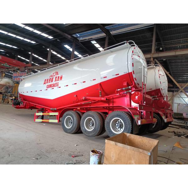 3 Axle 35cbm Dry Bulk Cement Powder Truck Bulker Capacity Tanker Tank Semi Trailer