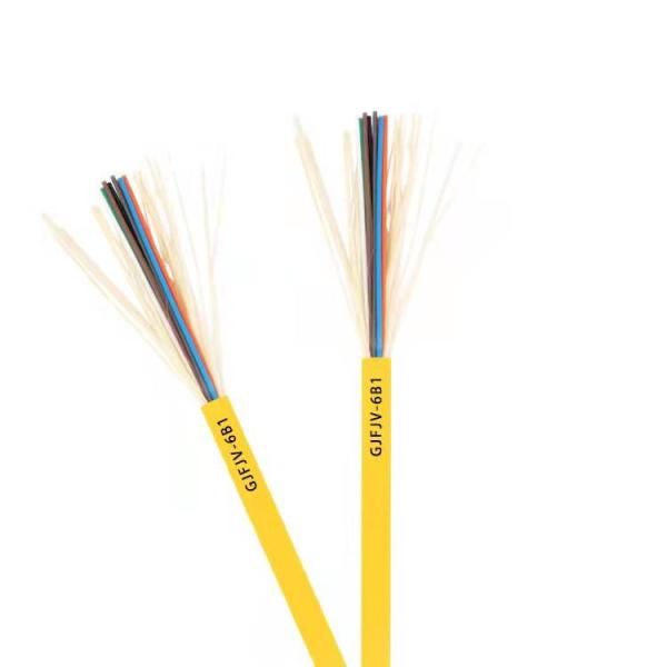 Multi Fiber Single mode GJFJV Tight-Buffered Indoor Fiber Optic Distribution Cable