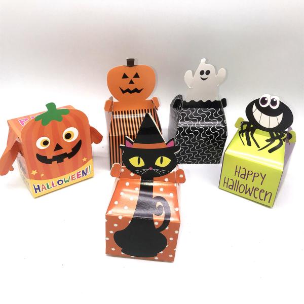 Halloween Children Sweet Bonbon Dark Chocolate Gift Box Truffle Boxes Bulk Packaging
