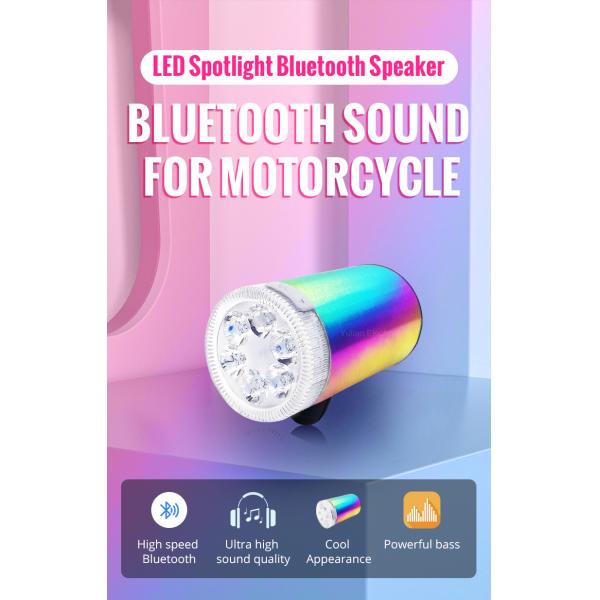 Aluminum 320G 3 Inch Motorcycle Audio Speakers With Led Lighting OEM