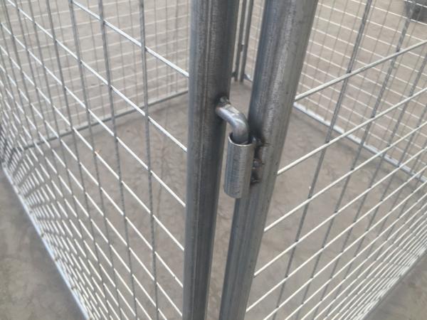 Environmental Q235 Steel Weld / Chain Wire Trash Cage 1500mm X 2000mm