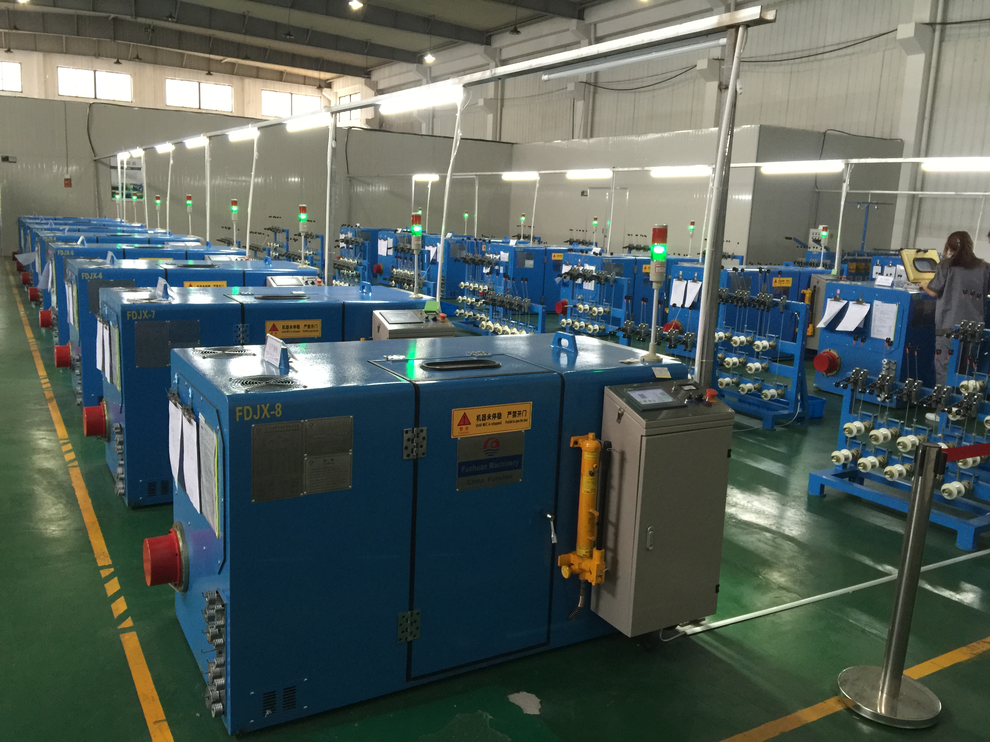 PLC Control Copper Wire Twisting Machine Stranding Ultra Conductor Equipment