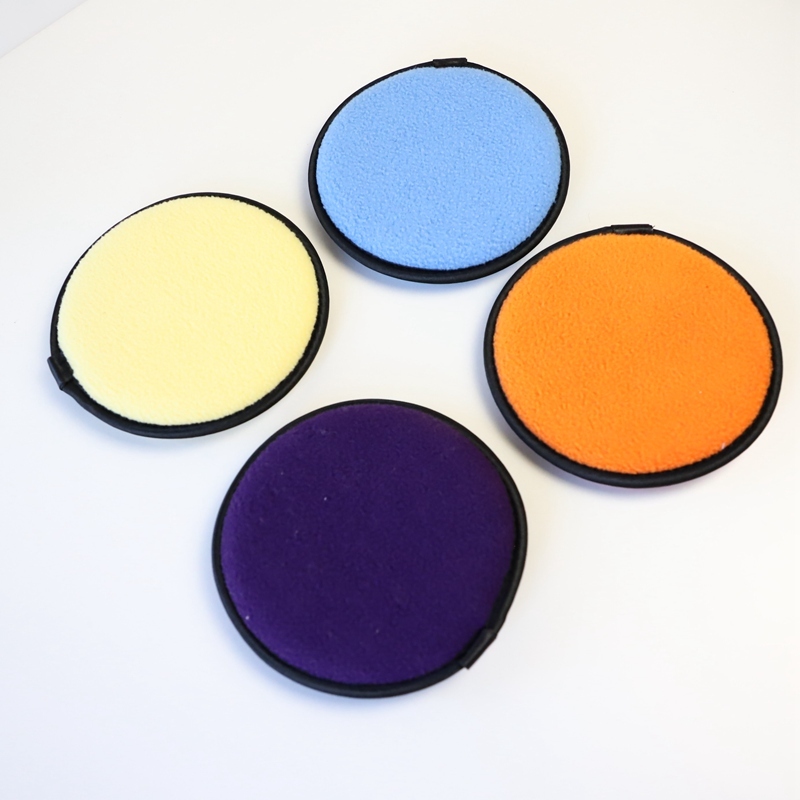 Polar Fleece Polyester 12x12cm Microfiber Makeup Remover Pads For Daily Skincare Routine And Deep Pore Cleaning