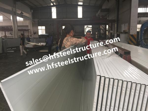 Polyurethane Freezer Sandwich Cold Room Panel For Refrigeration Unit 1150 Width